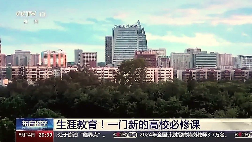 转发央视：生涯教育成为高校的一项工作